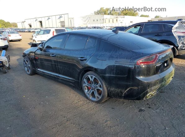 KNAE35LC5K6043715 2019 KIA STINGER Черный Задняя левая четверть