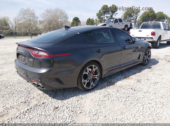 KNAE35LC8M6097397 2021 KIA STINGER Серый Задняя правая четверть