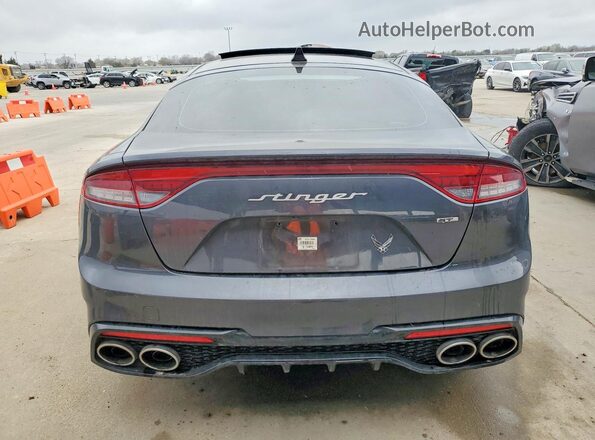 KNAE35LD2P6131413 2023 KIA STINGER Black Вид ззаду