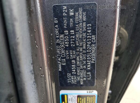 KNAE35LD2P6131413 2023 KIA STINGER Black Вид підкапотного простору