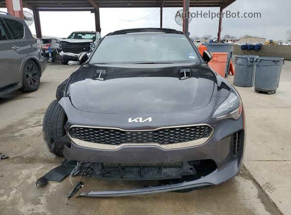 KNAE35LD2P6131413 2023 KIA STINGER Black Вид наклейки з VIN-кодом