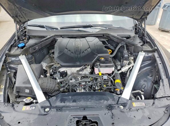 KNAE35LD2P6131413 2023 KIA STINGER Black Вид задньої частини салону