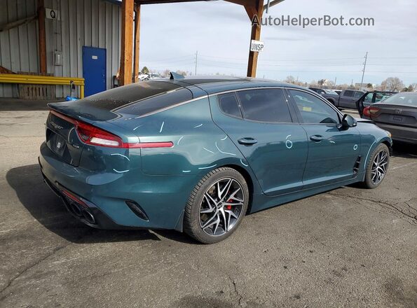 KNAE35LD3P6128701 2023 KIA STINGER Teal Trasero derecho