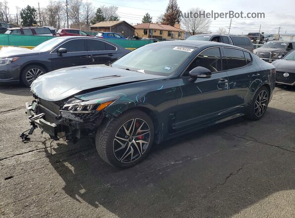 KNAE35LD3P6128701 2023 KIA STINGER Teal Vista tres cuartos delantera izquierda