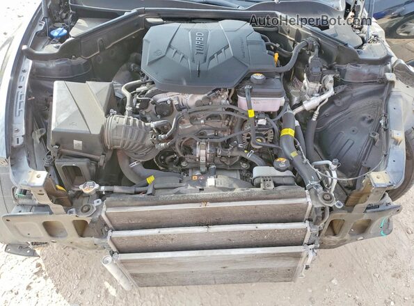 KNAE35LD4N6101259 2022 KIA STINGER Черный Вид задней части салона