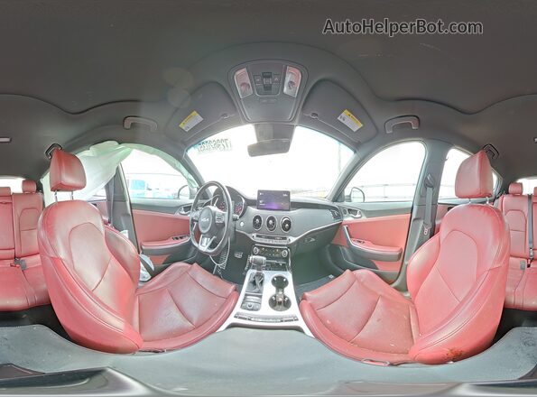 KNAE45LC6N6099292 2022 KIA STINGER Черный Панорамный вид салона 360°