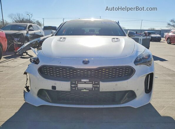 KNAE55LC2J6040246 2018 KIA STINGER Белый Вид спереди