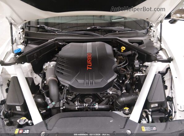 KNAE55LC4J6040488 2018 KIA STINGER Белый Вид сзади