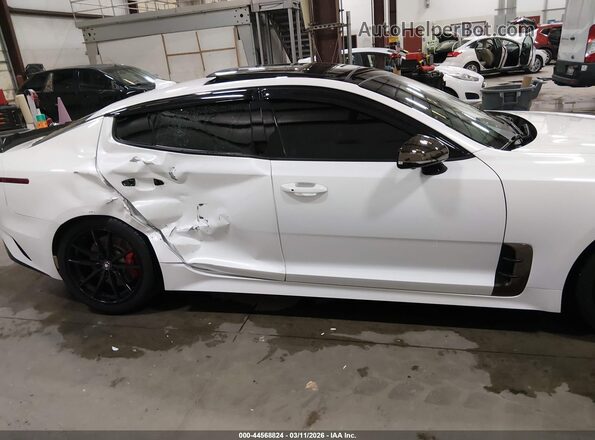 KNAE55LC4J6040488 2018 KIA STINGER Белый Вид задней части салона