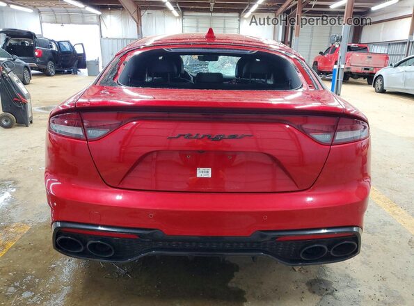 KNAE55LC7P6125527 2023 KIA STINGER Красный Вид сзади