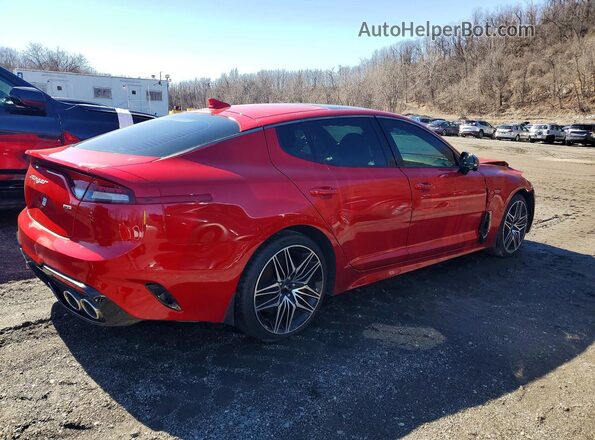 KNAE55LCXP6130642 2023 KIA STINGER Красный Задняя правая четверть