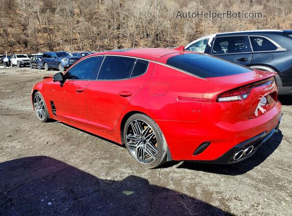 KNAE55LCXP6130642 2023 KIA STINGER Красный Задняя левая четверть