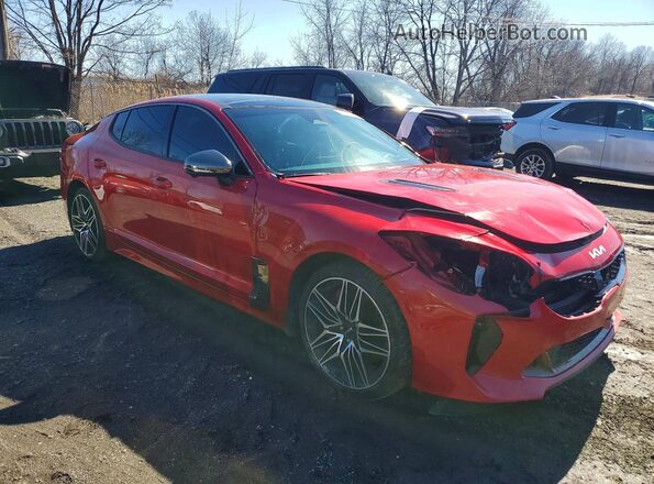 KNAE55LCXP6130642 2023 KIA STINGER Красный Передняя правая четверть