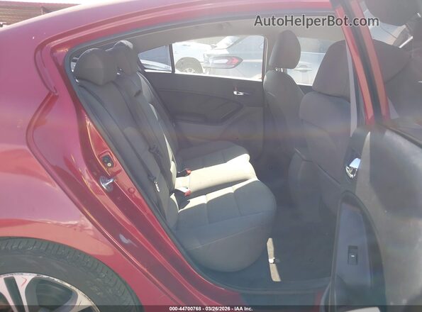 KNAFX4A86G5575666 2016 KIA FORTE Red Вид наклейки з VIN-кодом