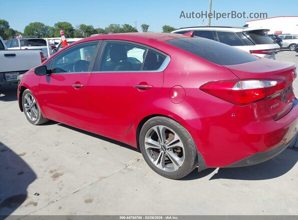 KNAFX4A86G5575666 2016 KIA FORTE Red Задня ліва чверть