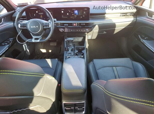 KNAG44J85S5311523 2025 KIA K5 Красный Вид панели приборов