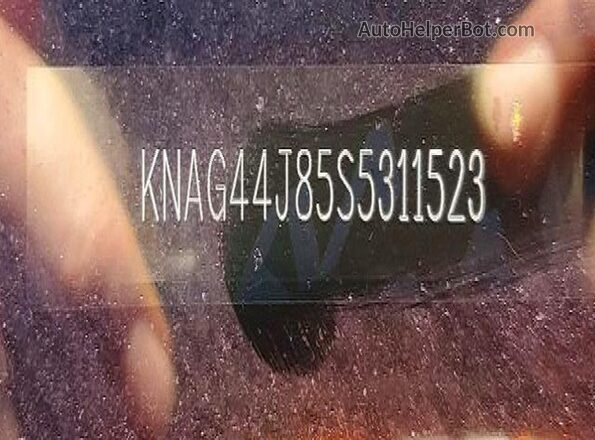 KNAG44J85S5311523 2025 KIA K5 Красный Вид подкапотного пространства