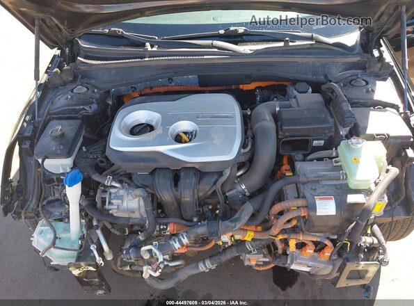 KNAGT4LC7H5007896 2017 KIA OPTIMA HYBRID Черный Вид сзади