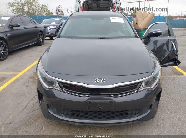 KNAGT4LE4H5017416 2017 KIA OPTIMA HYBRID Серый Вид задней части салона