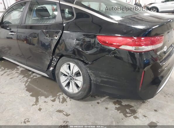 KNAGT4LE8H5011358 2017 KIA OPTIMA HYBRID Черный Вид спереди