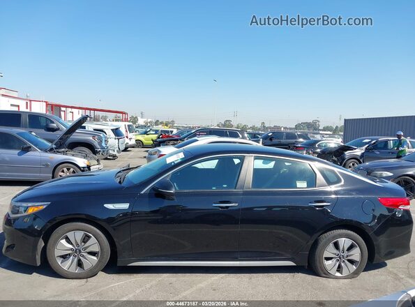KNAGT4LE8H5012607 2017 KIA OPTIMA HYBRID Черный Панорамный вид салона 360°