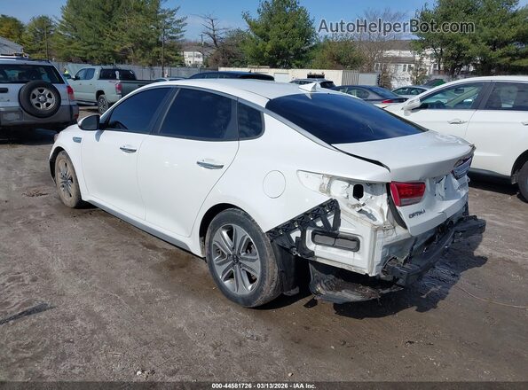 KNAGU4LE0H5012730 2017 KIA OPTIMA HYBRID Белый Задняя левая четверть
