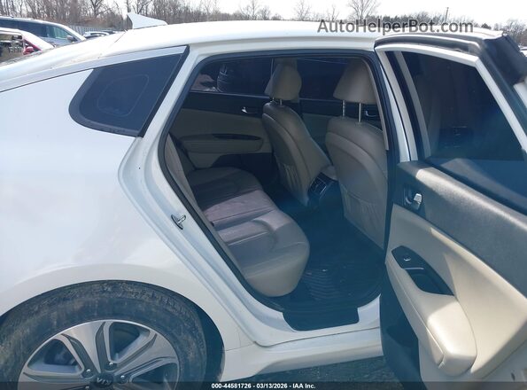 KNAGU4LE0H5012730 2017 KIA OPTIMA HYBRID Белый Вид наклейки с VIN-кодом