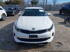 2017 Kia Optima Hybrid Ex Белый vin: KNAGU4LE0H5012730
