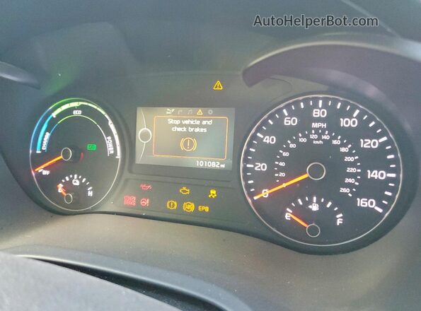 KNAGU4LE0J5022700 2018 KIA OPTIMA Black Widok zestawu wskaźników