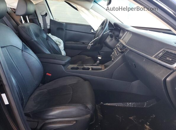 KNAGU4LE0J5022700 2018 KIA OPTIMA Black Widok wnętrza z przodu