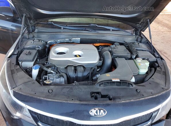 KNAGU4LE0J5022700 2018 KIA OPTIMA Black Widok wnętrza z tyłu