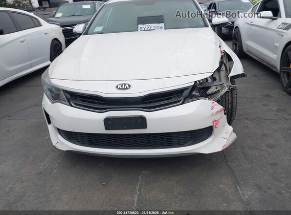KNAGU4LE9K5032630 2019 KIA OPTIMA HYBRID White Սալոնի հետևի տեսք