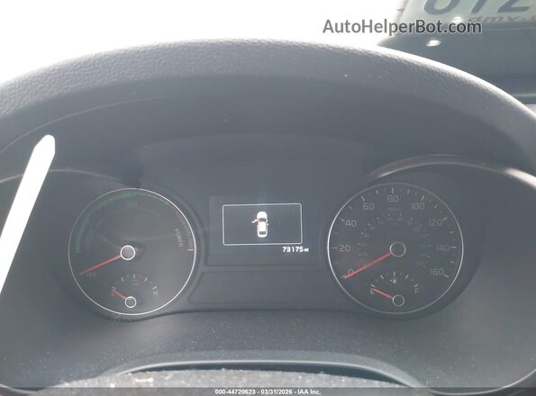 KNAGU4LE9K5032630 2019 KIA OPTIMA HYBRID White Հետևի նստատեղերի տեսք