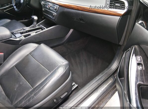 KNALB4J11J5120459 2018 KIA CADENZA Серый Вид салона спереди