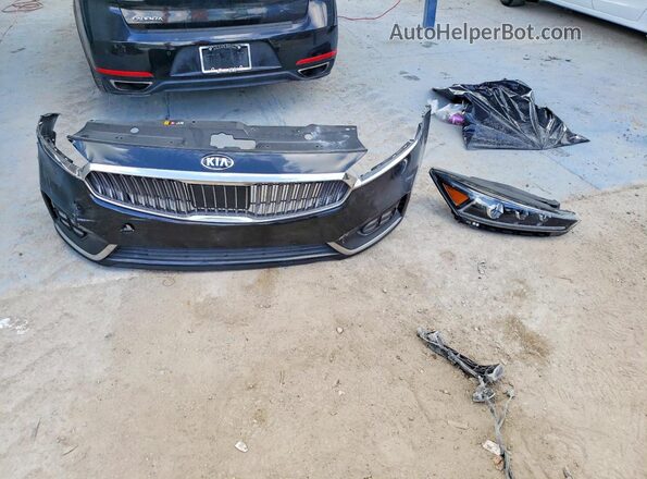KNALC4J12H5083686 2017 KIA CADENZA Серый Вид подкапотного пространства