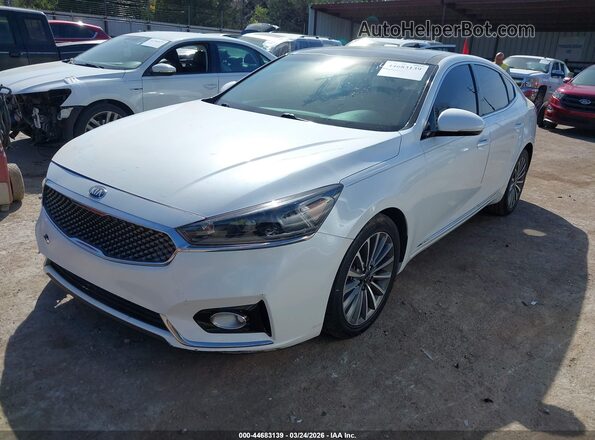 KNALC4J12H5090427 2017 KIA CADENZA White Front left