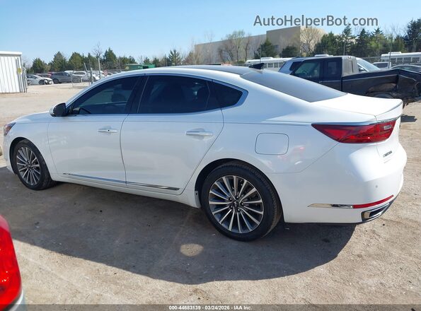 KNALC4J12H5090427 2017 KIA CADENZA White Rear interior view