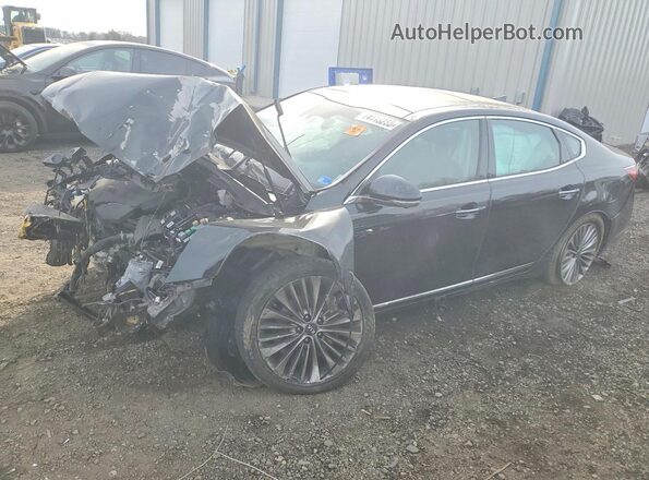 KNALC4J14K5170884 2019 KIA CADENZA Черный Передняя левая четверть