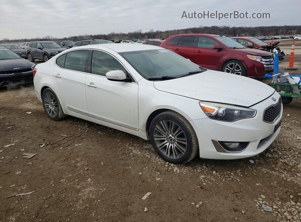 KNALN4D78G5216525 2016 KIA CADENZA Белый Передняя правая четверть