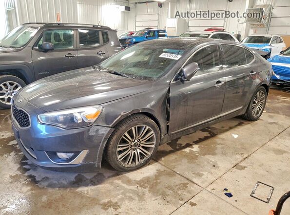 KNALN4D79G5217599 2016 KIA CADENZA Серый Передняя левая четверть