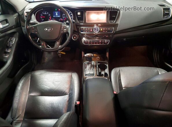 KNALN4D79G5217599 2016 KIA CADENZA Серый Вид панели приборов