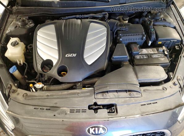 KNALN4D79G5217599 2016 KIA CADENZA Серый Вид задней части салона