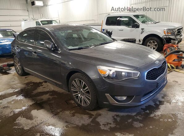 KNALN4D79G5217599 2016 KIA CADENZA Серый Передняя правая четверть