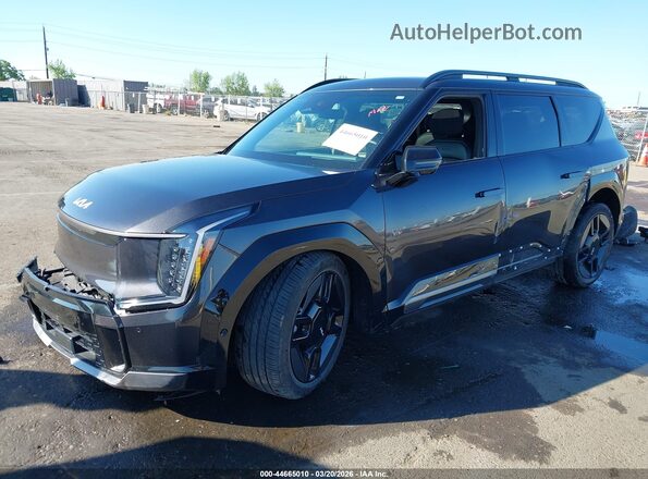 KNDAEFS52R6030399 2024 KIA EV9 Черный Передняя левая четверть
