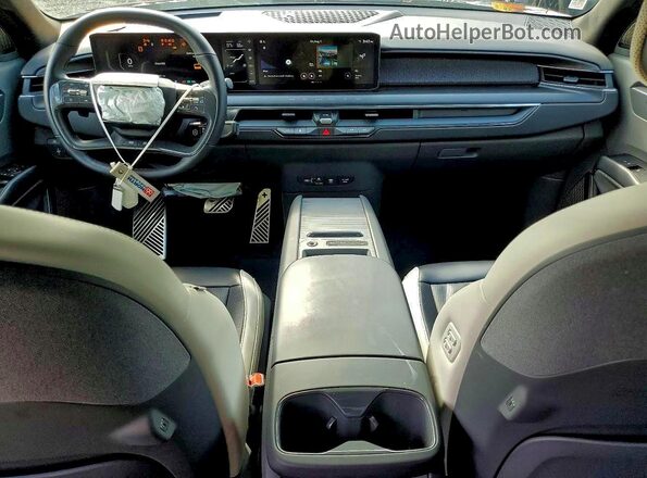 KNDAEFS5XR6020316 2024 KIA EV9 Черный Вид панели приборов