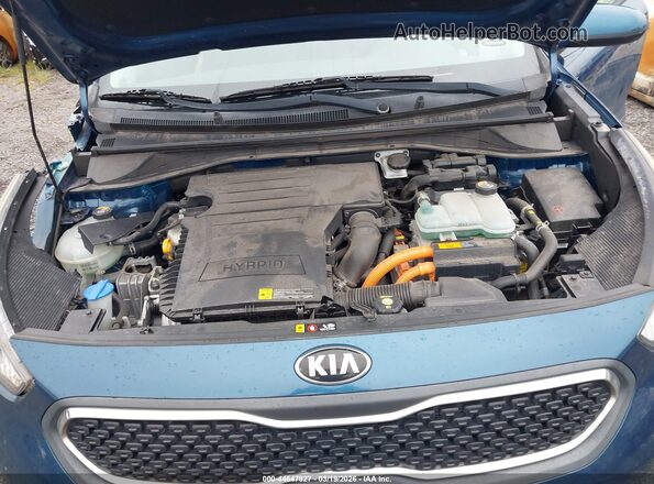 KNDCB3LC1H5045980 2017 KIA NIRO Синий Вид сзади