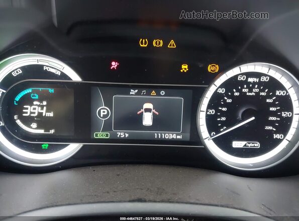 KNDCB3LC1H5045980 2017 KIA NIRO Синий Вид задних сидений