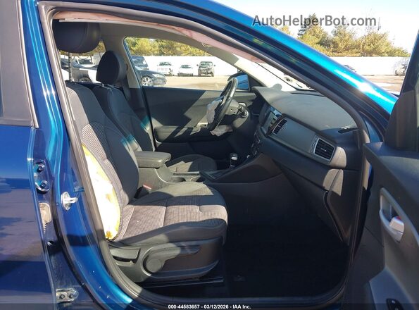 KNDCB3LC2K5262140 2019 KIA NIRO Blue წინა სალონის ხედი