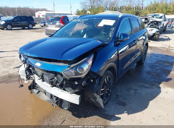 KNDCB3LC2K5262140 2019 KIA NIRO Blue წინა ხედი