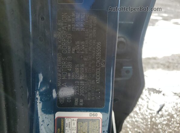 KNDCB3LC2K5265006 2019 KIA NIRO Blue Engine compartment view